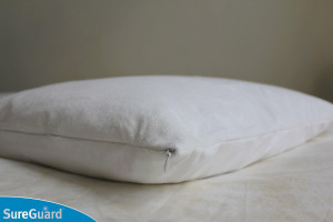 Set of 2 Standard Size SureGuard Pillow Protectors...