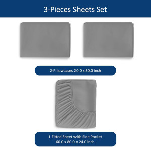 Extra Deep Pocket Queen Sheet Sets for Air Mattres...