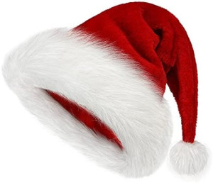 Christmas Hat, Santa Hat Holiday for Adults Unisex...