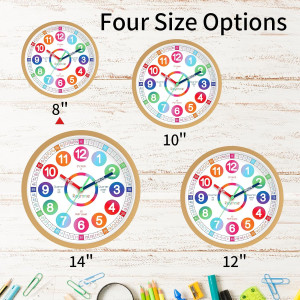 Learning Clock for Kids Telling Time Easily Teachi...
