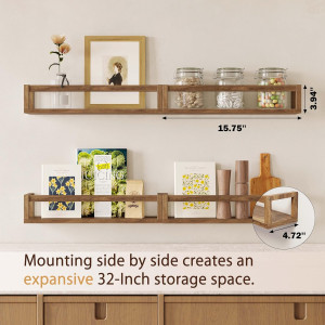 Shelves for Wall, Nursery Book Shelves 4.72 inches...