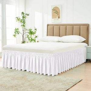 Biscaynebay Wrap Around Bed Skirts for Queen Beds...