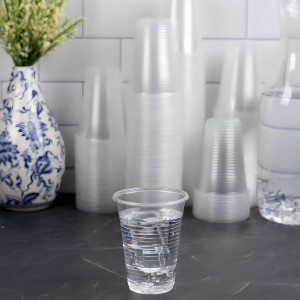 Plastic House Clear Plastic Cups Bulk - 7 oz. (Pac...