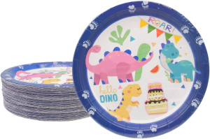 Disposable Party Plates, Party Paper Plates Pack o...