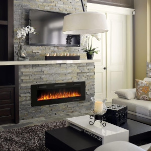 BOSSIN 50 inch Ultra-Thin Silence Linear Electric...