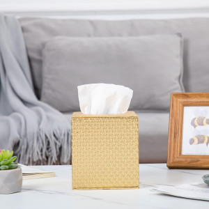 Gold Tissue Box Cover,Tissue Box Cover Square,Gold...