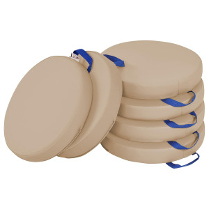 ECR4Kids SoftZone Floor Cushions, Round, Flexible...