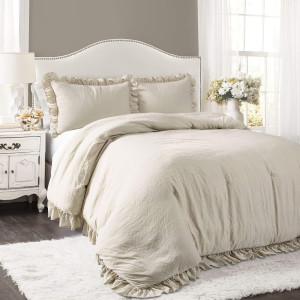 Lush Decor Reyna Ruffle Comforter Set - 3 Piece Co...