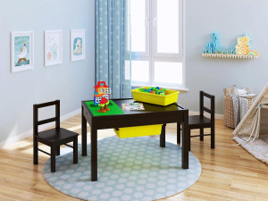 UTEX Large 2 in 1 Kid Activity Table with Storage...
