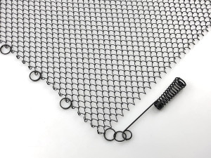 Sunshinecarpentry Fireplace Mesh Screen Curtain, T...