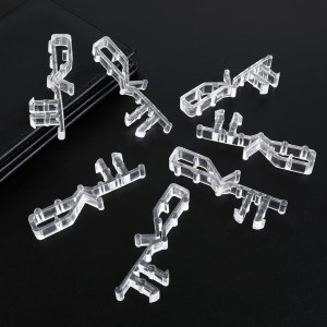 12 PCS Hidden Channel Valance Clips, 2-1/8inch Cle...
