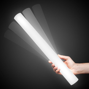 LED Foam Sticks - 12 Pack, 16-Inch, 3 Light-Up Mod...