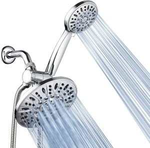 AquaDance 7" Premium High Pressure 3-Way Rainfall...