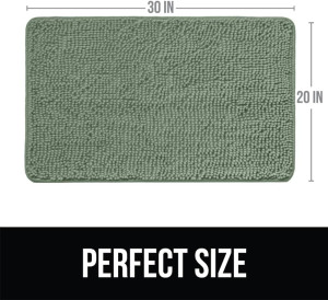 KANGAROO Luxury Chenille Bath Rug, 30x20, Extra So...