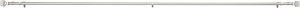 Amazon Basics 1" Double Curtain Rod with Square Fi...