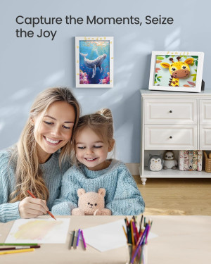 SONGMICS Kids Artwork Frame Changeable, A4, 8.5x11...