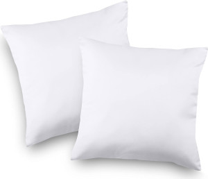 Utopia Bedding Throw Pillows Insert (Pack of 2, Wh...