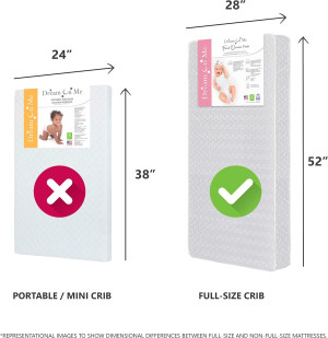 Honeycomb Orthopedic Firm Fiber Standard Baby Crib...