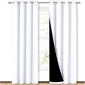 NICETOWN 100% Blackout Window Curtain Panels, Cold...