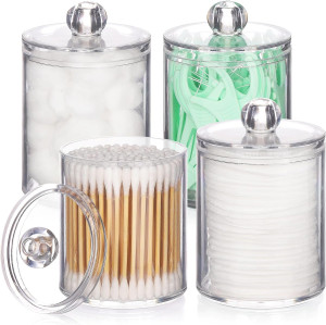 Tbestmax 4 Pack Qtip Holder - Restroom Bathroom Or...