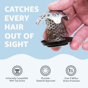 TubShroom Ultra Revolutionary Bath Tub Drain Prote...