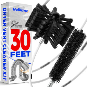 Holikme 30 Feet Dryer Vent Cleaner Kit, Flexible L...