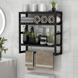 PPN Towel Rack Bathroom Storage Shelves Over The T...