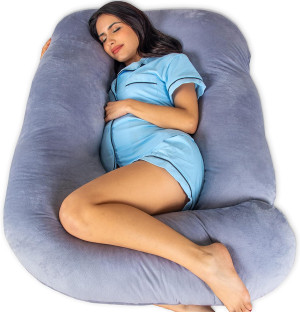 Pharmedoc Pregnancy Pillows, U-Shape Full Body Pil...