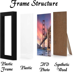 6 Sets 8x12 Picture Frame, Frames for 8 x 12 Canva...