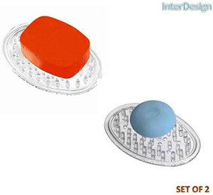 iDesign Plastic Soap Saver, Holder Tray for Bathro...