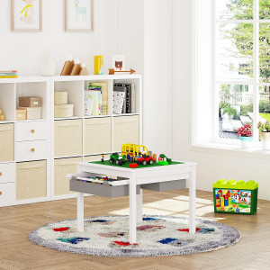 UTEX 2 in 1 Kids Construction Play Table with Stor...