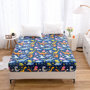 Soft Bedding Fitted Sheet with Deep Pocket,Thicken...