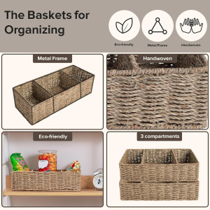 Wicker Toilet Basket Tank Topper Wicker Small Bask...