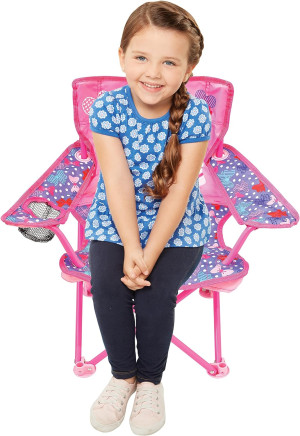 Jakks Pacific Minnie Camp Chair for Kids, Portable...