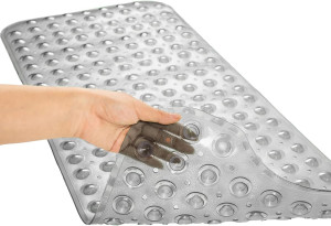 Bathtub Mats for Shower Tub, Extra Long Non-Slip 3...