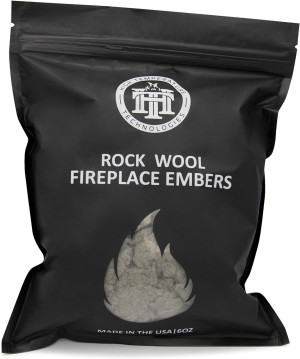 Replacement Rock Wool Embers for Gas Fireplaces/Ga...