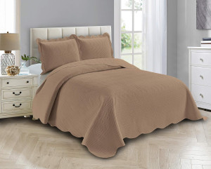 Linen Plus Luxury Oversized Coverlet Embossed Beds...