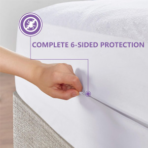 Full Size Mattress Encasement Bed Bug Proof, Cover...