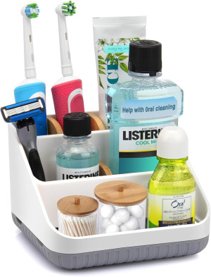 Bathroom Toothbrush Holders for Countertop - Elect...