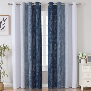 Estelar Textiler Navy Blue and Greyish White Black...