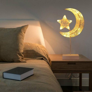Upgraded Table Lamp for Ramadan Decorations, Batte...