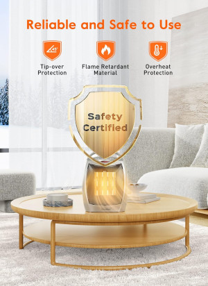 GiveBest Portable Electric Space Heater with Therm...