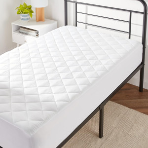 Amazon Basics Hypoallergenic Quilted Mattress Topp...