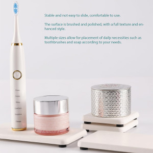 Set of 4 Water Absorbent Diatomite Soap Dish, Diat...