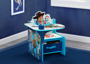 Delta Children Chair Desk with Storage Bin, Toy St...