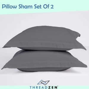 Pillow Sham Covers 600 TC - European Size 26 x 26,...