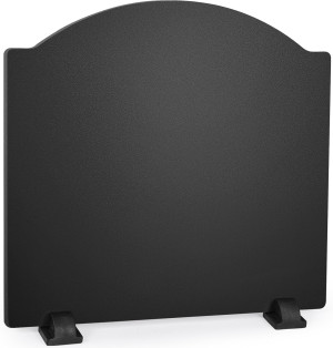 Fireplace Fireback with Feet- 19 Inch Fire Back Fi...