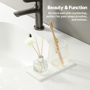 2PCS Water Absorbing Stone Drying Tray Mat for Bat...