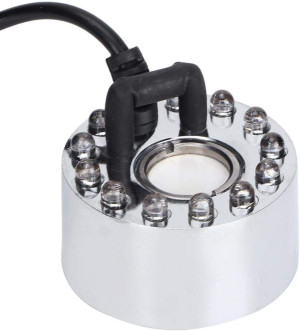 eecoo Mist Maker Aquarium 12 LED Light Color Chang...