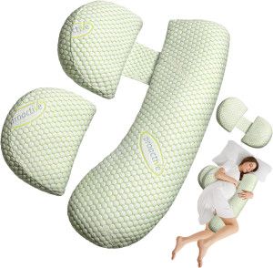 Pregnancy Pillow, Maternity Pillow for Pregnant Wo...